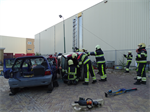 Oefening Brand Wegvervoer Auto Vaart Buitenpost